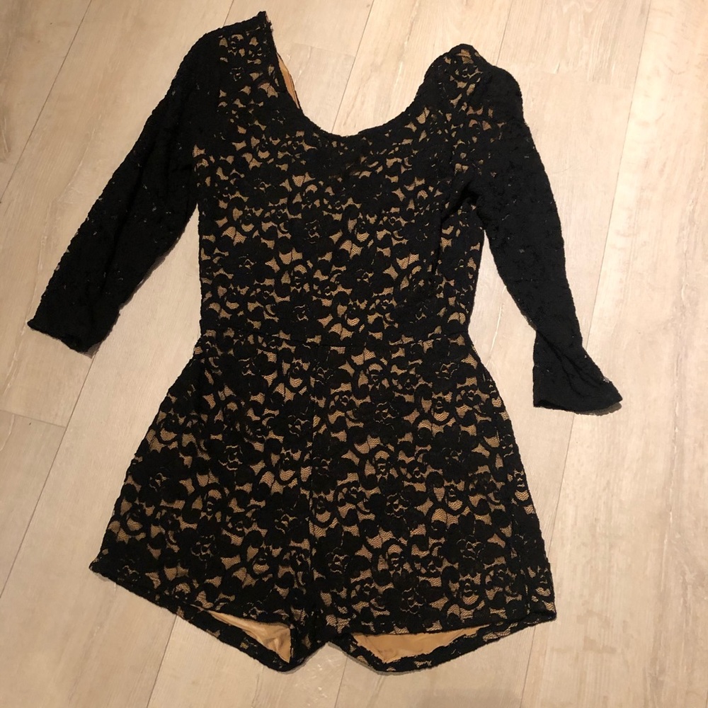 Sexy lace romper